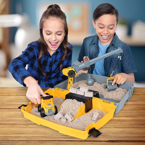 2-lbs Kinetic Sand Construction Site Folding Sandbox with Toy Truck $16.19 After Coupon (Reg. $34.99) – Perfect sensory toy for hours of imaginative construction play!