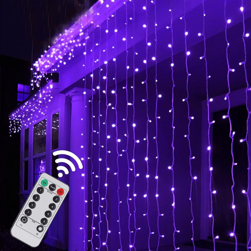 300 LED Halloween Curtain String Lights with Remote Control Timer $10.99 After Code (Reg. $21.99) – FAB Ratings!