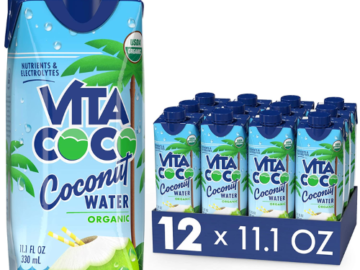 12-Pack Vita Coco Organic Coconut Water as low as $11.70 Shipped Free (Reg. $19) – $0.98 per 11.1 Oz Bottle! 16K+ FAB Ratings!