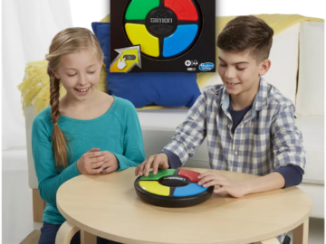 Hasbro Gaming Simon Handheld Electronic Memory Game $13.38 After Coupon (Reg. $21) – Has Lights and Sounds! Gift Idea for Kids!