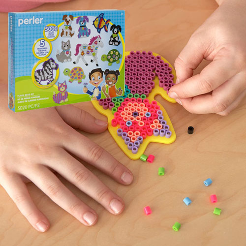 Perler Pet Parade Deluxe Fuse Bead Craft Activity Kit $7.49 (Reg. $25) – FAB Ratings! – with Animal Peg Boards & Over 5,000 Beads