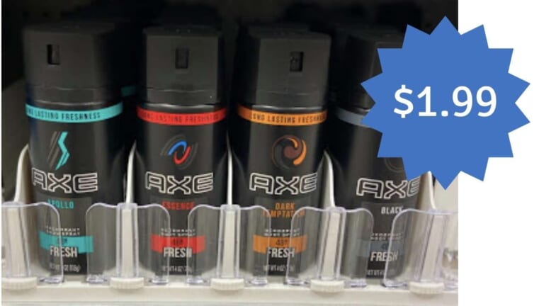 $1.99 Axe Body Spray at CVS