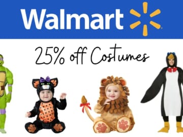 25% off Costumes Online at Walmart