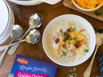 Save On Your Favorite Lipton Recipe Soup & Dip Mixes – Perfect For My Loaded Potato Soup Recipe!