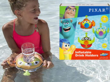 6-Pack SwimWays Disney Pixar Inflatable Floating Pool Drink Holders $2.99 (Reg. $8.70) – $0.50 each! FAB Ratings!