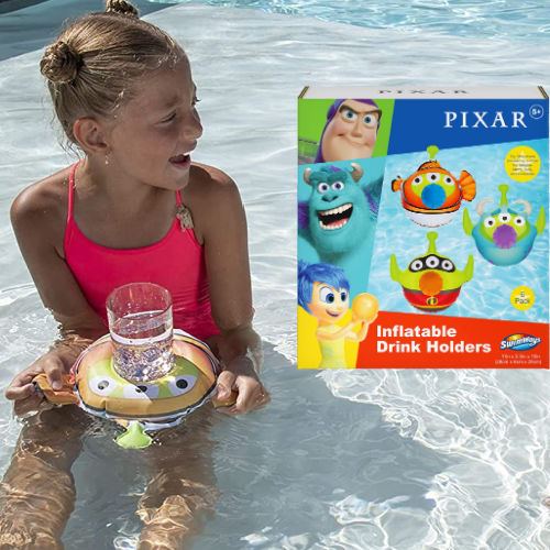 6-Pack SwimWays Disney Pixar Inflatable Floating Pool Drink Holders $2.99 (Reg. $8.70) – $0.50 each! FAB Ratings!