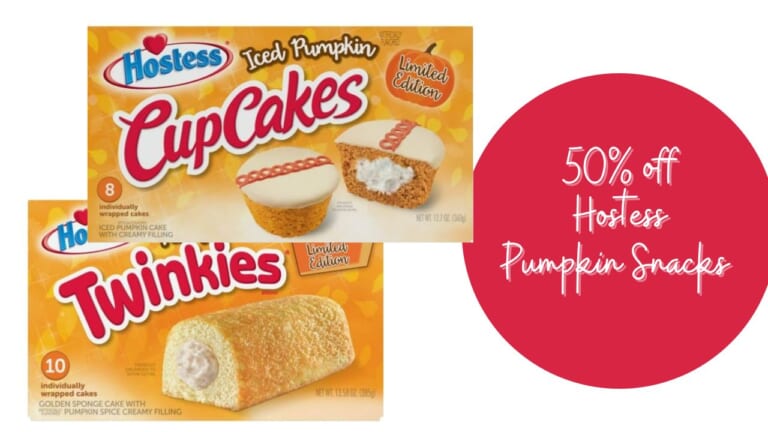 50% off Hostess Pumpkin Flavored Snacks at Target