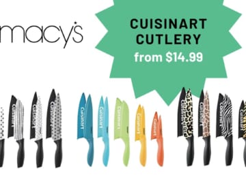 Cuisinart Cutlery Sets for $14.99 (reg. $40)