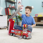 PAW Patrol, Marshall’s Transforming Movie City Fire Truck $28.87 After Coupon (Reg. $54.99) + Free Shipping – with Extending Ladder, Lights, Sounds and Action!