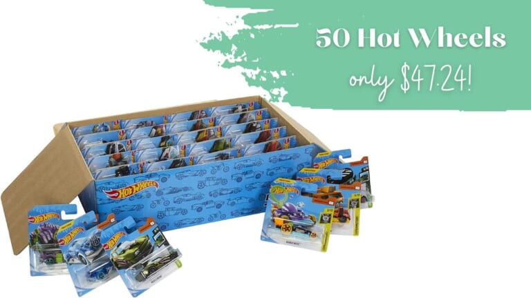 Hot Wheels Set of 50 Only $47.24 (reg. $63)