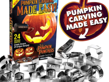 24-Piece Set Pumpkin Carving Kit For Kids $22.78 (Reg. $29.95) – FAB Ratings! 3K+ 4.4/5 Stars!