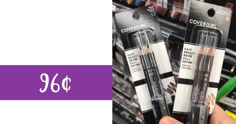 CoverGirl Coupons | Save on Brow Pencils & More