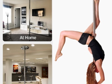 Get Fit, Improve Your Strength And Stamina At The Same Time With Yaheetech Silver Dance Pole for Just $99.99 After Coupon (Reg. $169.99) + Free Shipping – FAB Ratings! 3K+ 4.8/5 Stars!