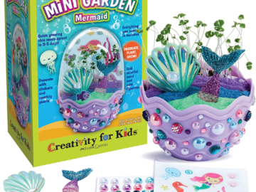 FOUR Sets of Mini Garden Mermaid Terrarium with Chia Seeds $6.03 EACH Set After Coupon (Reg. $11) – 4K+ FAB Ratings! + Buy 4, Save 5% – FAB Holiday Gift!