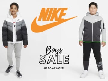 Nike Boys’ Apparel & Shoes Up to 60% off