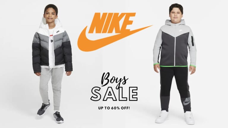 Nike Boys’ Apparel & Shoes Up to 60% off