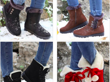 Women’s Snow Boots only $15.99 + shipping!