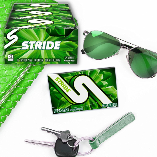 168-Piece Stride Spearmint Sugar Free Gum as low as $9.93 Shipped Free (Reg. $15) – 1K+ FAB Ratings! 6¢/Gum!