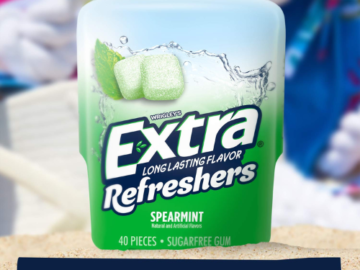 160-Count EXTRA Refreshers Spearmint Chewing Gum as low as $11.53 Shipped Free (Reg. $24.11) – 7¢/pc or $2.88/bottle!