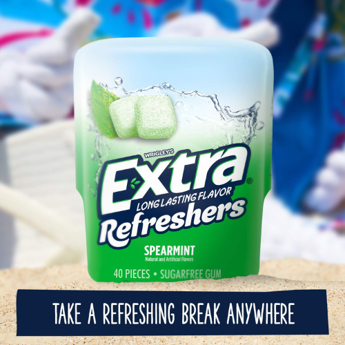 160-Count EXTRA Refreshers Spearmint Chewing Gum as low as $11.53 Shipped Free (Reg. $24.11) – 7¢/pc or $2.88/bottle!