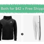 Adidas Men’s Hoodie + Jogger Bundle $42 + Free Shipping