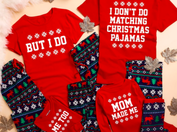 Family Christmas PJs only $14.99 shipped!