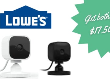 Lowe’s | Get 2 Blink Security Cameras for $17.50