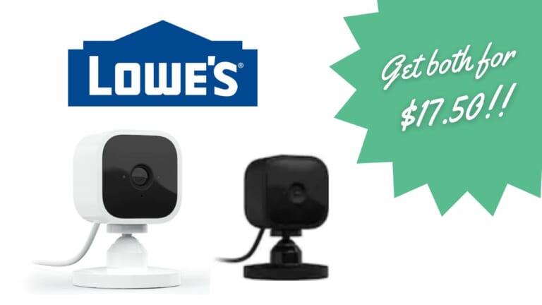 Lowe’s | Get 2 Blink Security Cameras for $17.50