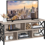 A Versatile And Stylish Piece Of Furniture That Blends With Any Decor! This Yaheetech Industrial TV Stand with 5 Storage Cabinets For only $119.99 After Coupon (Reg. $159.99) + Free Shipping – for TVs up to 65 Inch!