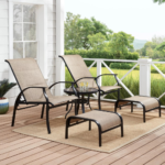 5-Piece Mainstays Highland Knolls Outdoor Patio Furniture Chat Set $142 Shipped Free (Reg. $232.49)