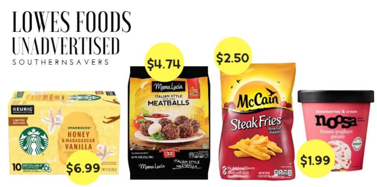 lowes foods unadvertised