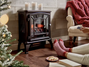 *HOT* Duraflame Infrared Stove Heater 3D Fire Effect with Remote for just $159.99 shipped! Reg. $300!!