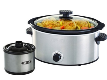 Bella 5-Quart Slow Cooker with Dipper