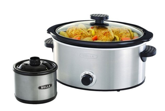 Bella 5-Quart Slow Cooker with Dipper