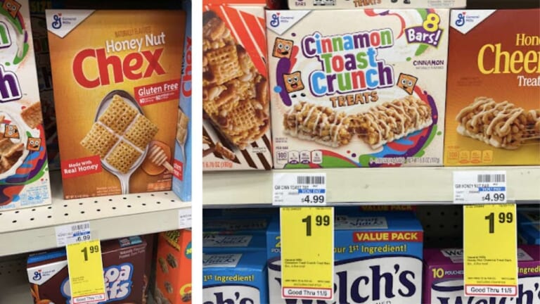 General Mills Deals at CVS | $1.24 Treat Bars & 99¢ Cereal