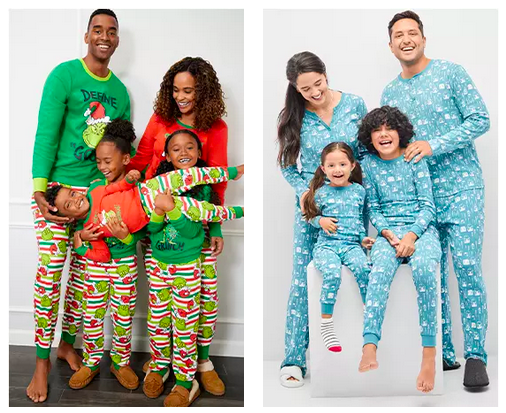 Matching Family Pajamas 50% off at JCPenney!