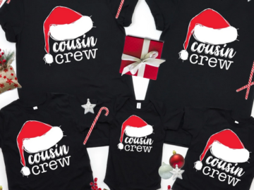 Cousin Crew Holiday Tees