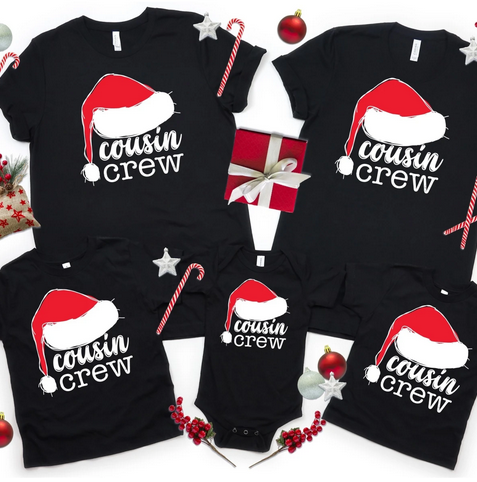 Cousin Crew Holiday Tees