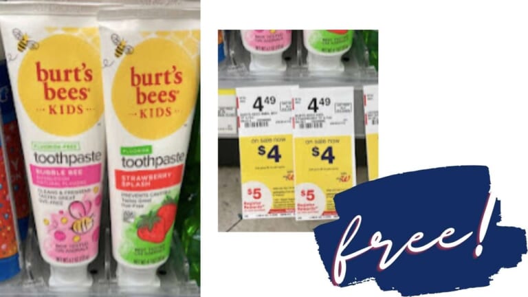 Get Money Maker Burt’s Bees Kids’ Toothpaste at Walgreens!