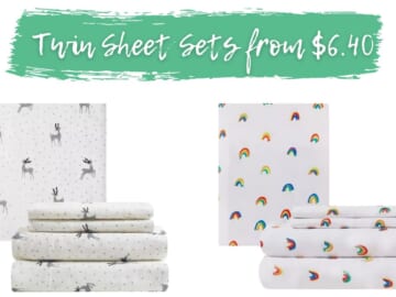 Kids’ Twin Sheet Sets $6.40 + Free Shipping!