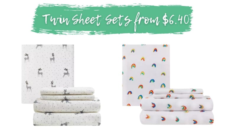 Kids’ Twin Sheet Sets $6.40 + Free Shipping!