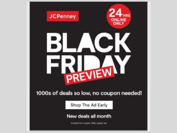 JCPenney | 24 Hour Black Friday Sale