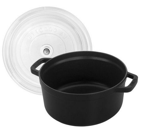 Enameled Cast Iron 4-Quart Cocotte with Glass Lid only $79.95 shipped (Reg. $386!)