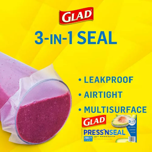 280 Sq. Ft. Glad Press’n Seal Food Wrap $7.58 (Reg. $10) – $0.03 per square foot