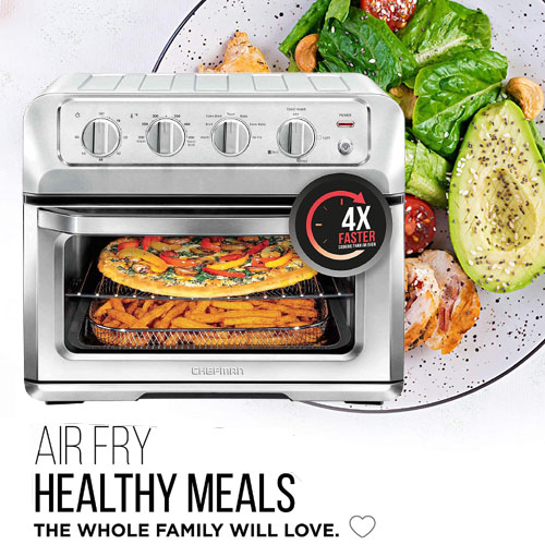 Chefman 20-Quart Air Fryer Toaster Oven $80 Shipped Free (Reg. $125) – Healthy Cooking & User Friendly!