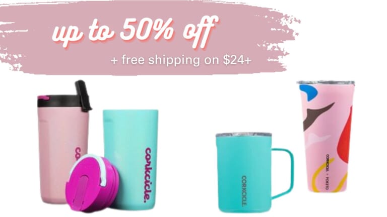 50% off Corkcicle Drinkware + Free Shipping on $24+ Orders