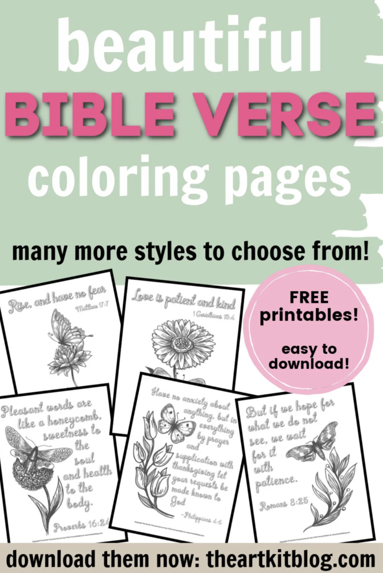 Free Printable Bible Verse Coloring Pages