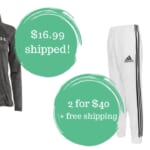 2 for $40 Adidas Joggers + $16.99 UA Pullover + Free Shipping!