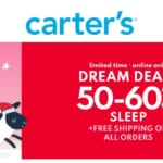 Carter’s | 50-60% off PJs + Free Shipping