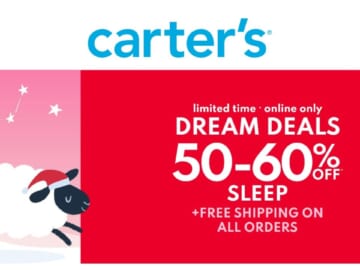 Carter’s | 50-60% off PJs + Free Shipping